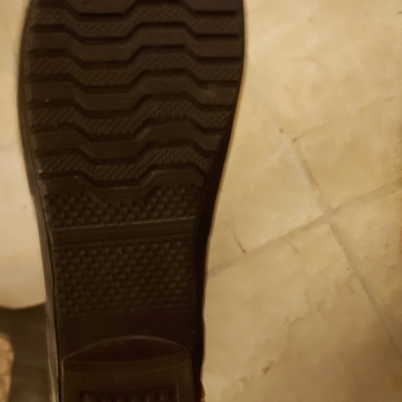 New Coach rain boots size 10 Coach signature brown and tan - Picture 6 of 7